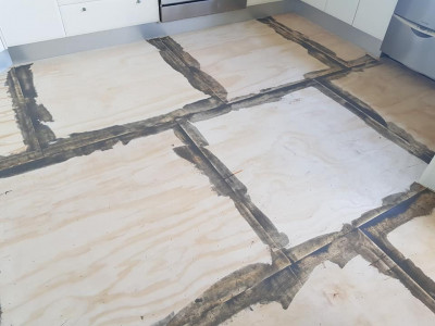 Kitchen Flooring Installation Work in Forster